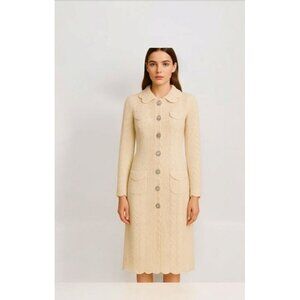 Tracy Reese for Anthropologie Crochet Occasion Cardigan Size M